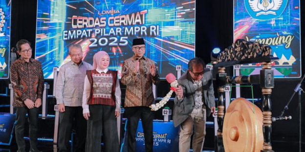 LOMBA CERDAS CERMAT EMPAT PILAR MPRI RI TAHUN 2025 TANAMKAN SEMANGAT KEBANGSAAN DI KALANGAN PELAJAR LAMPUNG